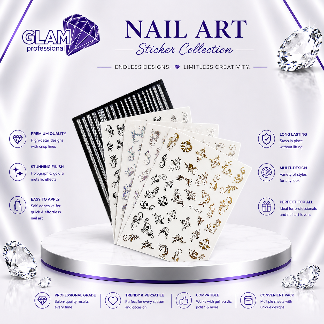 Joyful Nail Stickers